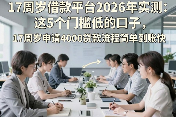 17周岁借款平台2026年实测：这5个门槛低的口子，17周岁申请4000贷款流程简单到账快