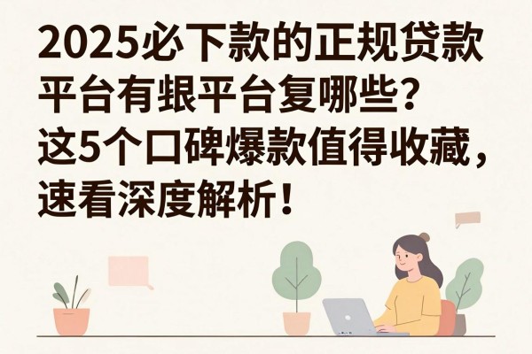 2025必下款的正规贷款平台有哪些？这5个口碑爆款值得收藏，速看深度解析！