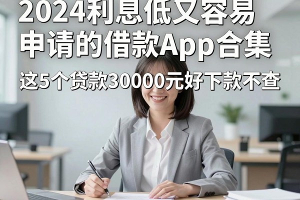 2024利息低又容易申请的借款App合集,这5个贷款30000元好下款不查!