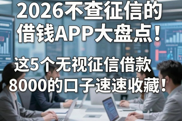 2026不查征信的借钱APP大盘点!这5个无视征信借款8000的口子速速收藏