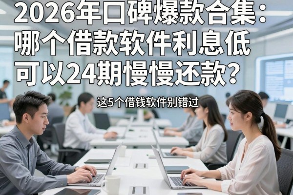 2026年口碑爆款合集：哪个借款软件利息低可以24期慢慢还款？这5个借钱软件别错过！