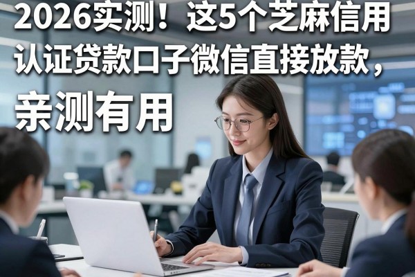 2026实测！这5个芝麻信用认证贷款口子微信直接放款，亲测有用