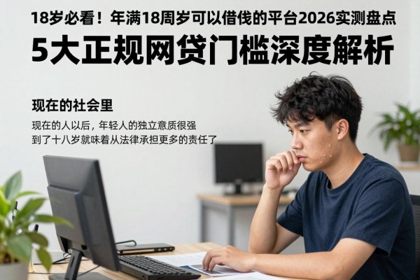 18岁必看！年满18周岁可以借钱的平台2026实测盘点，5大正规网贷门槛深度解析