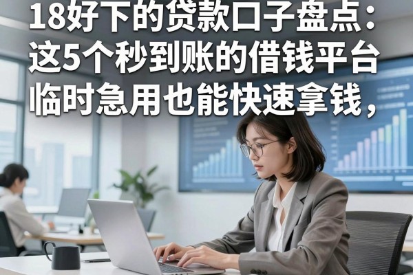 18好下的贷款口子盘点:这5个秒到账的借钱平台,临时急用也能快速拿钱