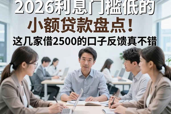 2026利息门槛低的小额贷款盘点!这几家借2500的口子反馈真不错