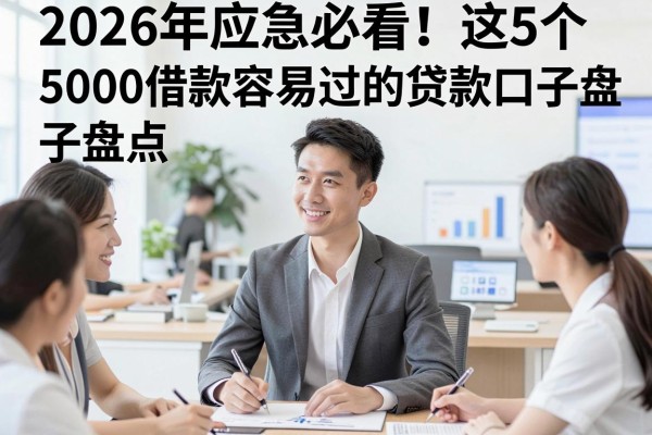 2026年应急必看!这5个5000借款容易过的贷款口子盘点,哪些贷款口子容易过审速来了解