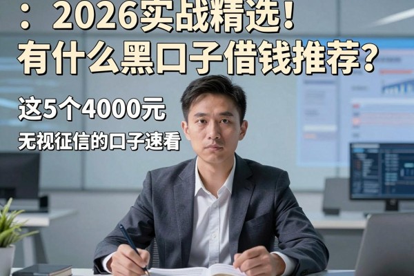 2026实战精选!有什么黑口子借钱推荐?这5个4000元无视征信的口子速看
