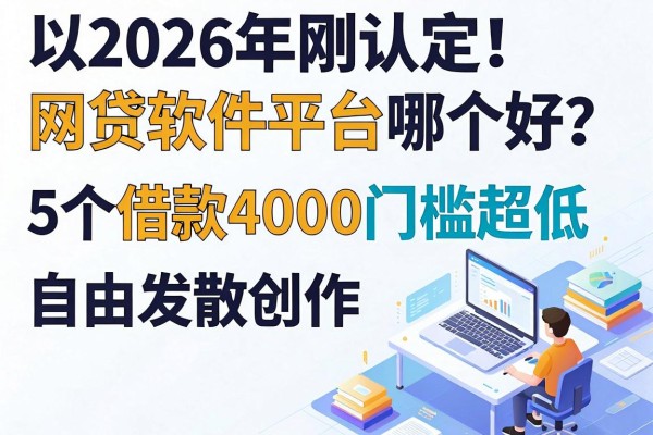 2026年刚认定!网贷软件平台哪个好?这5个借款4000门槛超低