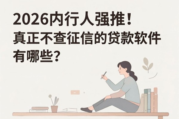 2026内行人强推！真正不查征信的贷款软件有哪些？这5个无视征信借款平台能下款
