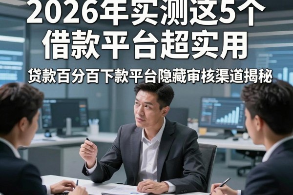 2026年实测这5个借款平台超实用,贷款百分百下款平台隐藏审核渠道揭秘!