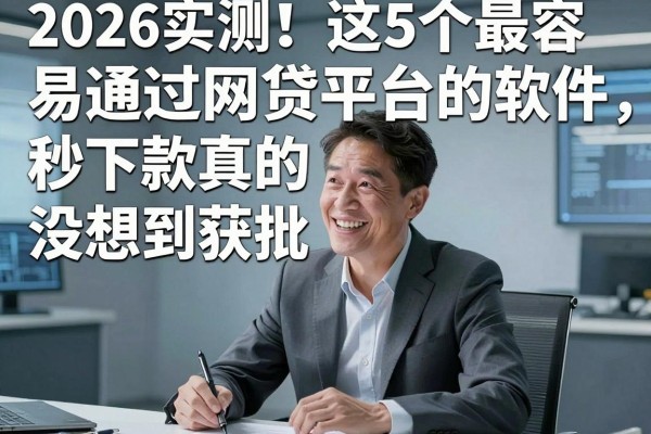 2026实测!这5个最容易通过网贷平台的软件,秒下款真的没想到获批