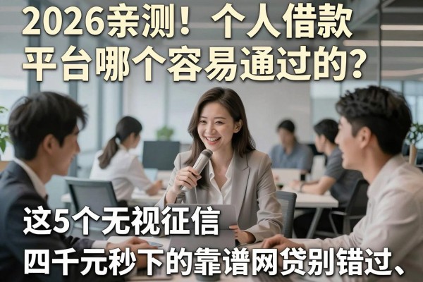 2026亲测!个人借款平台哪个容易通过的?这5个无视征信、四千元秒下的靠谱网贷别错过