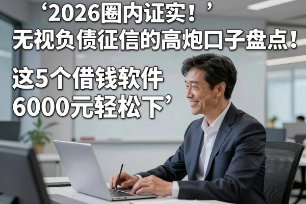 2026圈内证实！无视负债征信的高炮口子盘点，这5个借钱软件6000元轻松下
