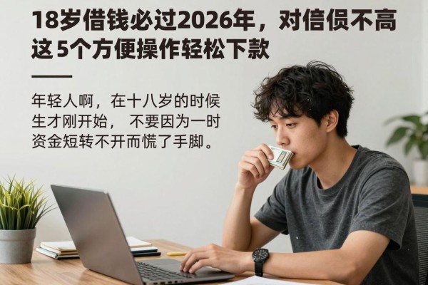 18岁借钱必过2026,这5个方便操作轻松下款1000,对信用要求不高