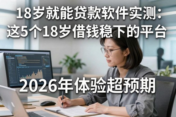 18岁就能贷款软件实测:这5个18岁借钱稳下的平台,2026年体验超预期