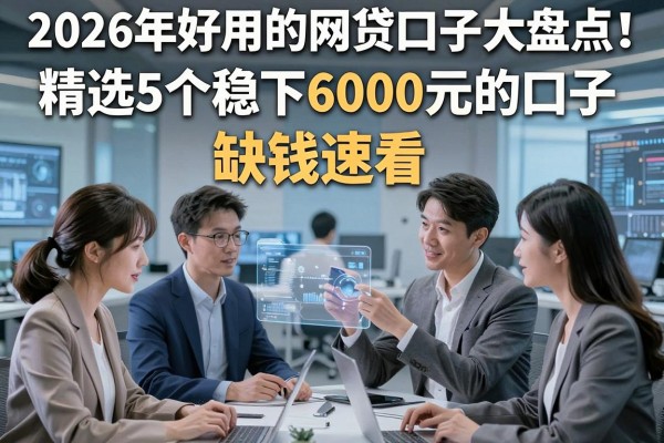 2026年好用的网贷口子大盘点！精选5个稳下6000元的口子，缺钱速看
