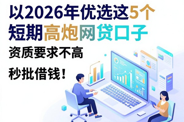 2026年优选这5个短期高炮网贷口子,资质要求不高秒批借钱!