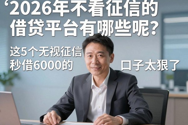 2026年不看征信的借贷平台有哪些呢？这5个无视征信秒借6000的口子太狠了