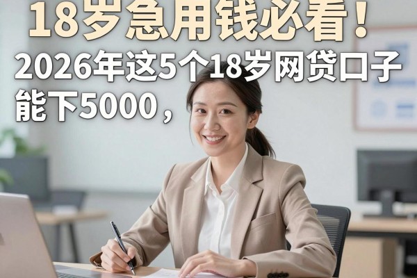 18岁急用钱必看！2026年这5个网贷口子能下5000，满18岁就能贷款
