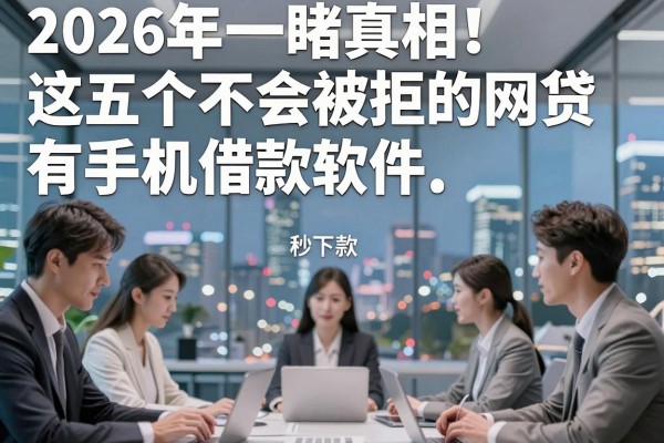 2026年一睹真相！这五个不会被拒的网贷有手机借款软件，不看征信秒下款