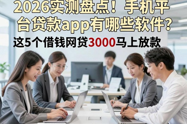 2026实测盘点!手机平台贷款app有哪些软件?这5个借钱网贷3000马上放款