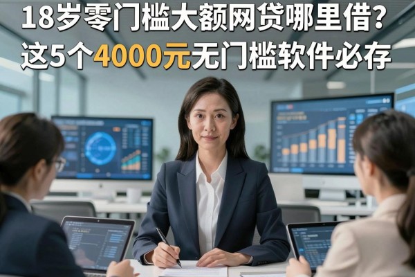 18岁零门槛大额网贷哪里借?这5个4000元无门槛软件必存!
