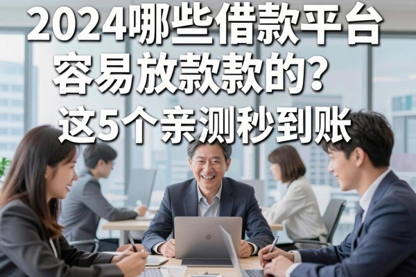 2024哪些借款平台容易放款的？这5个亲测秒到账！