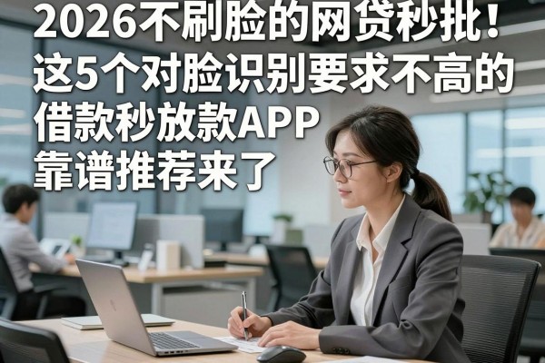 2026不刷脸的网贷秒批!这5个对脸识别要求不高的借款秒放款APP,靠谱推荐来了