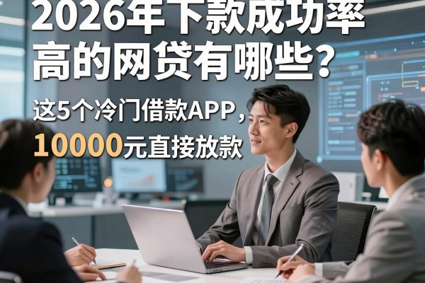2026年下款成功率高的网贷有哪些?这5个冷门借款APP,10000元直接放款!