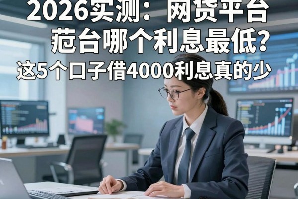 2026实测:网贷平台哪个利息最低?这5个口子借4000利息真的少