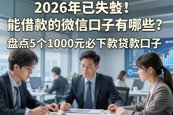 2026年已失效！能借款的微信口子有哪些？盘点5个1000元必下款贷款口子