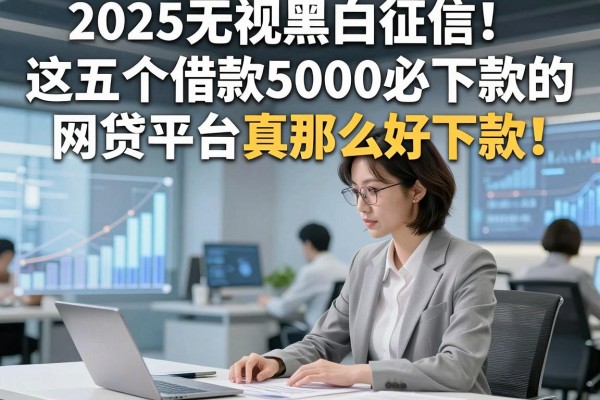 2025无视黑白征信!这五个借款5000必下款的网贷平台真那么好下款?