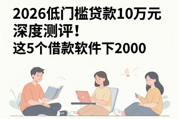 2026低门槛贷款10万元深度测评！这5个借款软件稳下2000