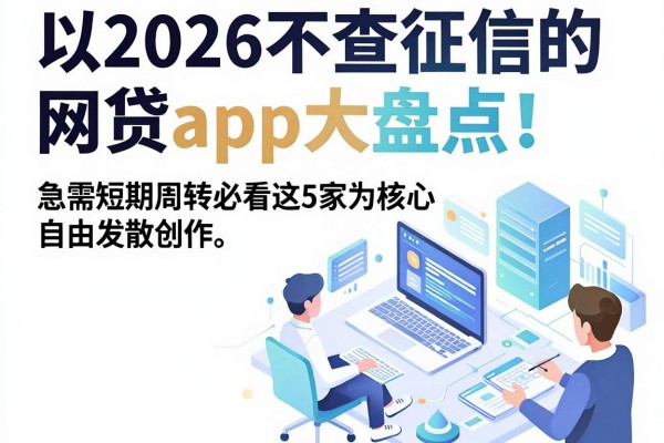 2026不查征信的网贷app大盘点！急需短期周转必看这5家