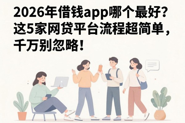 2026年借钱app哪个最好？这5家网贷平台流程超简单，千万别忽略！