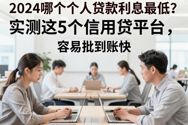 2024哪个个人贷款利息最低?实测这5个信用贷平台,容易批到账快!