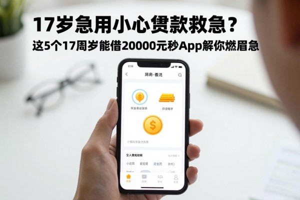 17岁急用小额贷款救急？这5个17周岁能借20000元秒过的App解你燃眉之急