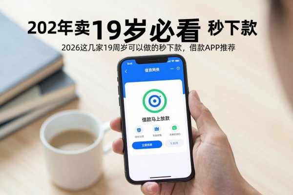 19岁必看!2026这几家19周岁可以做的网贷秒下款,借款马上放款APP推荐