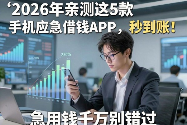 2026年亲测这5款手机应急借钱APP,秒到账!急用钱千万别错过