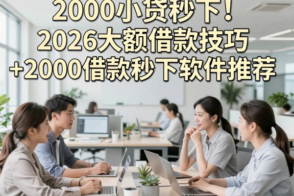 2000小贷秒下!2026大额借款技巧+2000借款秒下软件推荐
