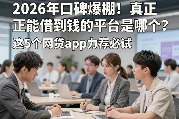 2026年口碑爆棚！真正能借到钱的平台是哪个？这5个网贷app力荐必试！