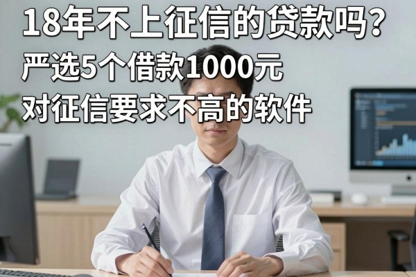 18年不上征信的贷款吗？严选5个借款1000元对征信要求不高的软件！