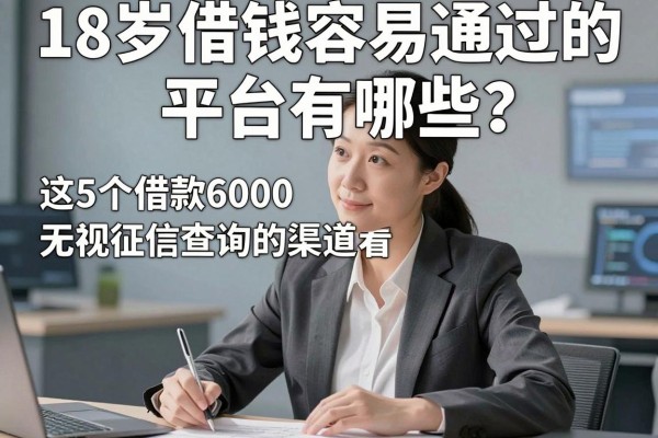 18岁借钱容易通过的平台有哪些？这5个借款6000无视征信查询的渠道速看