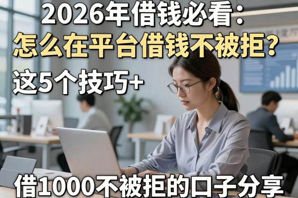 2026年借钱必看:怎么在平台借钱不被拒?这5个技巧+借1000不被拒的口子分享