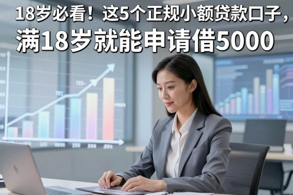 18岁必看!这5个正规小额贷款口子,满18岁就能申请借5000