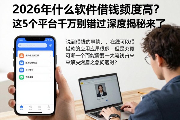 2026年什么软件借钱额度高?这5个平台千万别错过,深度揭秘来了!