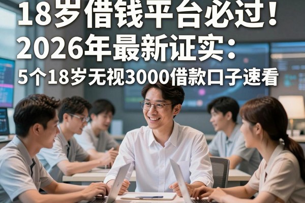 18岁借钱平台必过！2026年最新证实：5个18岁无视3000借款口子速看