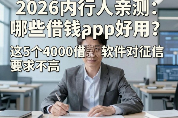 2026内行人亲测:哪些借钱app好用?这5个4000借款软件对征信要求不高