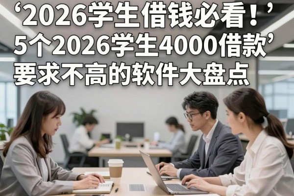 2026学生借钱必看!5个2026学生4000借款要求不高的软件大盘点