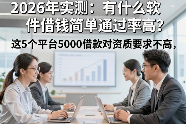 2026年实测:有什么软件借钱简单通过率高?这5个平台5000借款对资质要求不高!